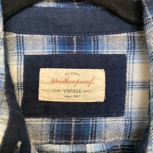Original Weatherproof Vintage Women’s Flannel Buttoned Down Plaid Shirt. L - Picture 3 of 14